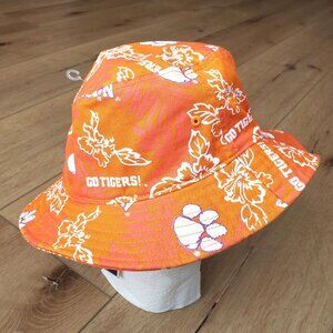 Clemson Tigers Bucket Hat Tiger Paw Size S/M American Needle New Reyn Spooner